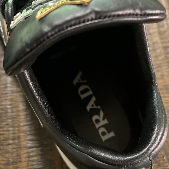 Prada LIMITED EDITION over embellished leather printed sneaker - Picture 6 of 10